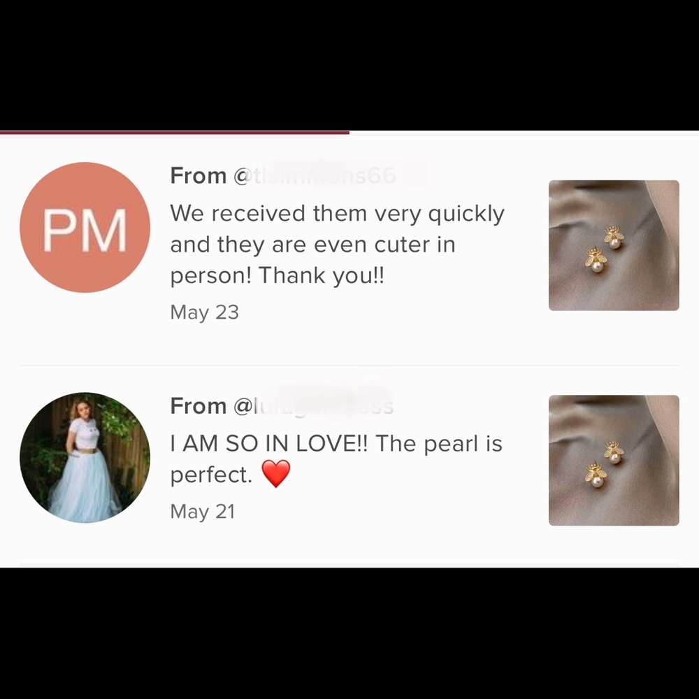 Bee Earrings 🐝Bee Earrings - Picture 4 of 8